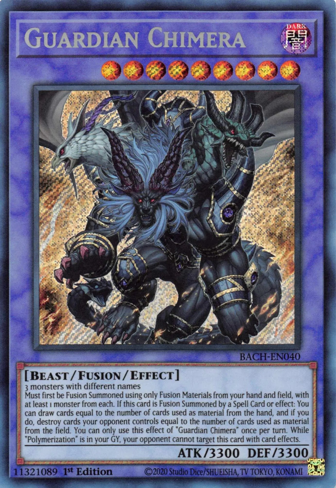 Guardian Chimera [BACH-EN040] Secret Rare - Doe's Cards