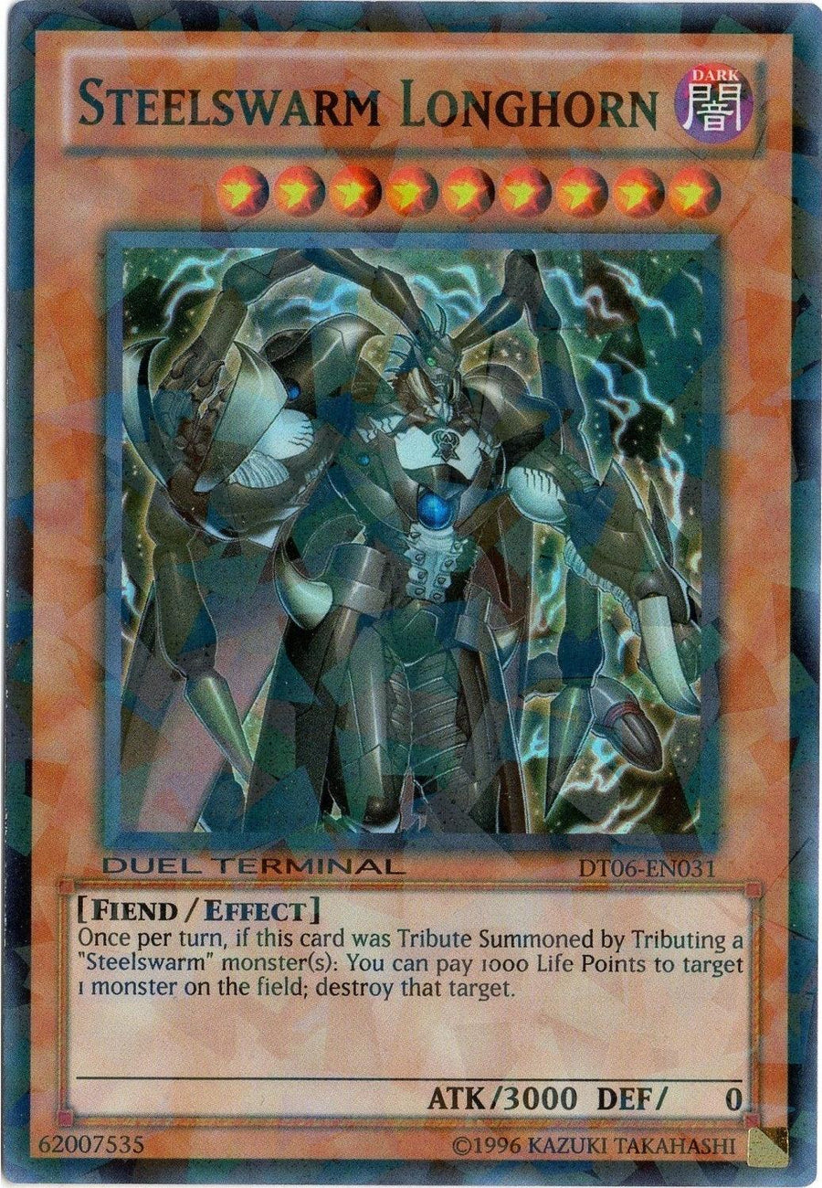 Steelswarm Longhorn [DT06-EN031] Super Rare - Doe's Cards