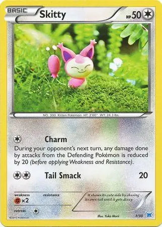 Skitty (1/30) [XY: Trainer Kit - Latias & Latios] - Doe's Cards