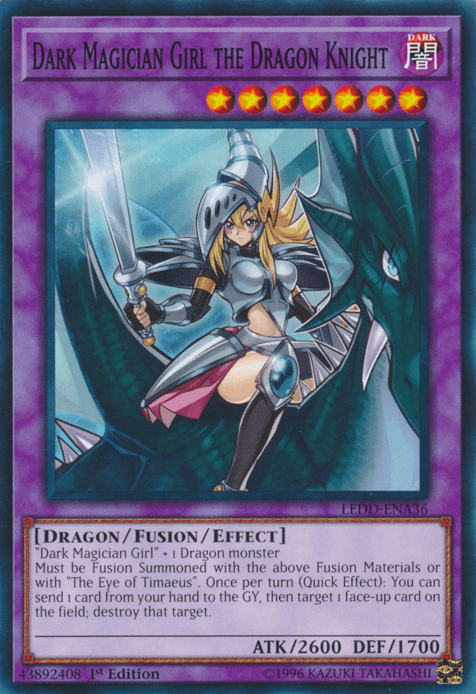 Dark Magician Girl the Dragon Knight [LEDD-ENA36] Common - Doe's Cards