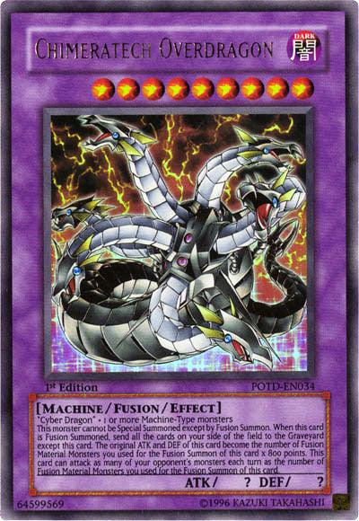 Chimeratech Overdragon [POTD-EN034] Ultra Rare - Doe's Cards