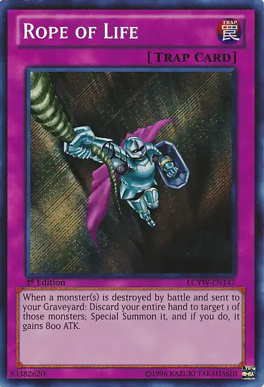 Rope of Life [LCYW-EN147] Secret Rare - Doe's Cards