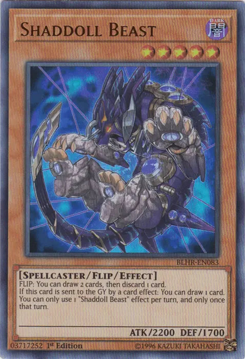 Shaddoll Beast [BLHR-EN083] Ultra Rare - Doe's Cards