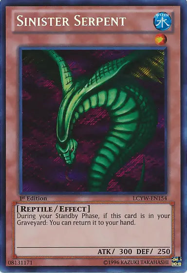 Sinister Serpent [LCYW-EN154] Secret Rare - Doe's Cards