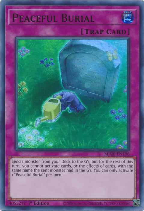Peaceful Burial [MP20-EN196] Ultra Rare - Doe's Cards