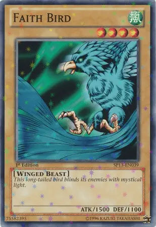 Faith Bird [SP13-EN039] Starfoil Rare - Doe's Cards