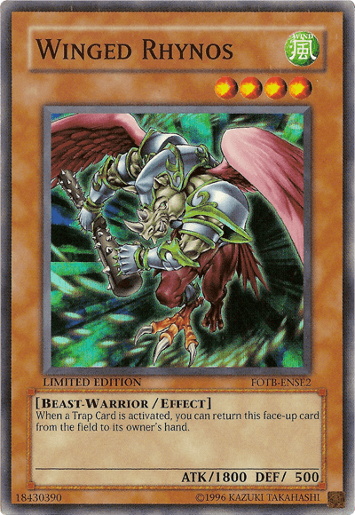 Winged Rhynos [FOTB-ENSE2] Super Rare - Doe's Cards