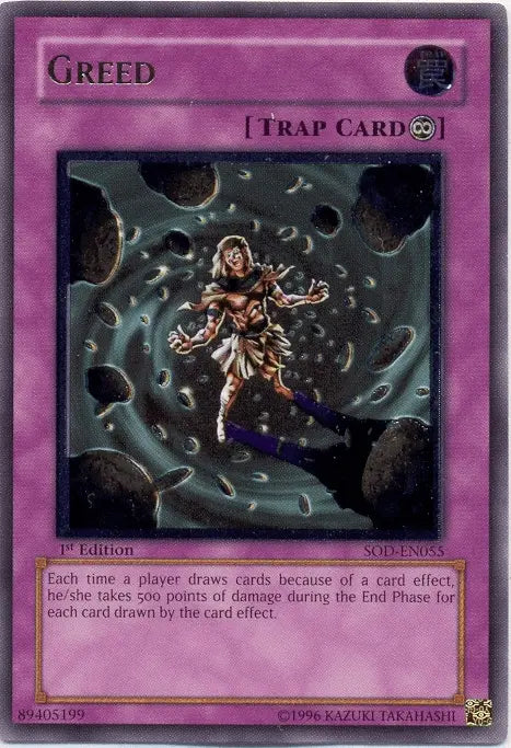 Greed [SOD-EN055] Ultimate Rare - Doe's Cards