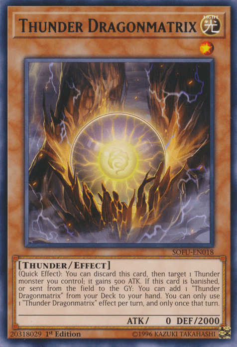 Thunder Dragonmatrix [SOFU-EN018] Rare - Doe's Cards