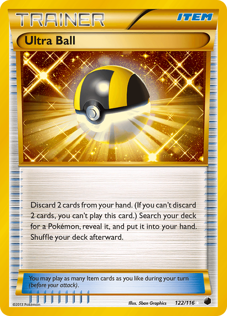 Ultra Ball (122/116) [Black & White: Plasma Freeze] - Doe's Cards