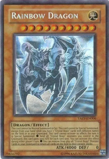 Rainbow Dragon (Chaos Neos Misprint) [TAEV-EN006] Ghost Rare - Doe's Cards
