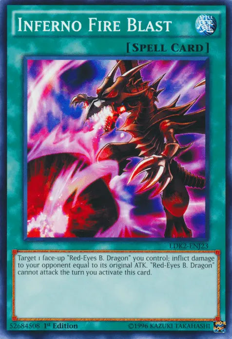 Inferno Fire Blast [LDK2-ENJ23] Common - Doe's Cards