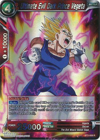 Ultimate Evil Dark Prince Vegeta (BT2-009) [Union Force] - Doe's Cards