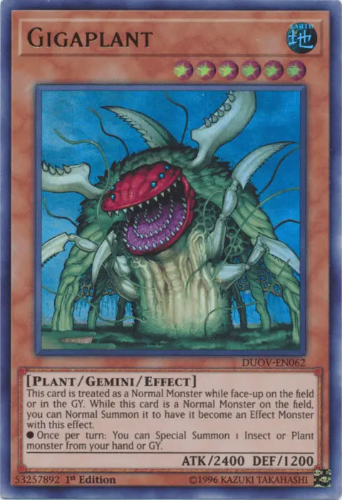 Gigaplant [DUOV-EN062] Ultra Rare - Doe's Cards