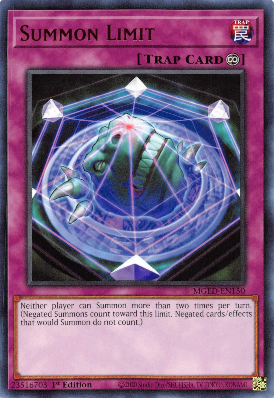 Summon Limit [MGED-EN150] Rare - Doe's Cards