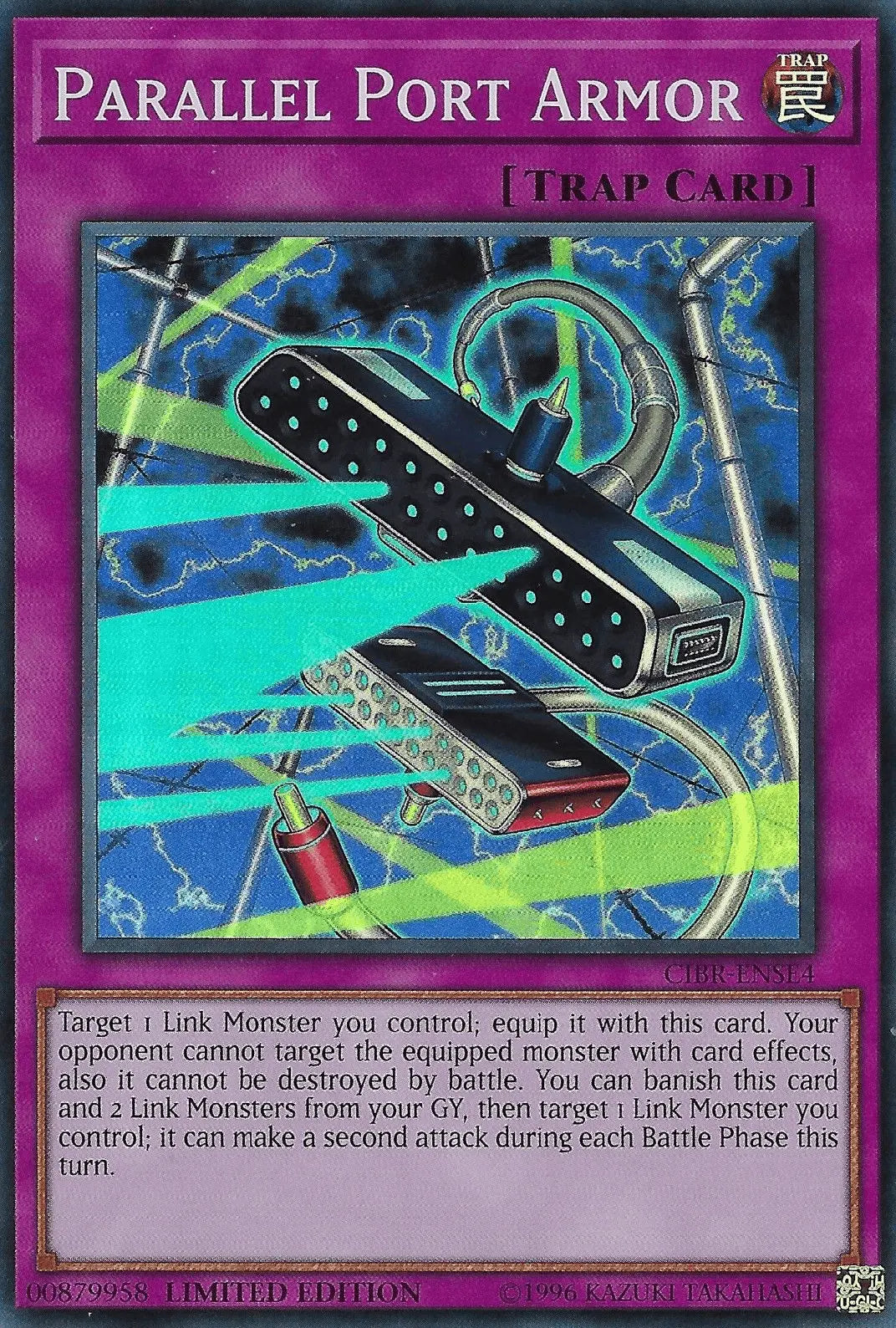 Parallel Port Armor [CIBR-ENSE4] Super Rare - Doe's Cards