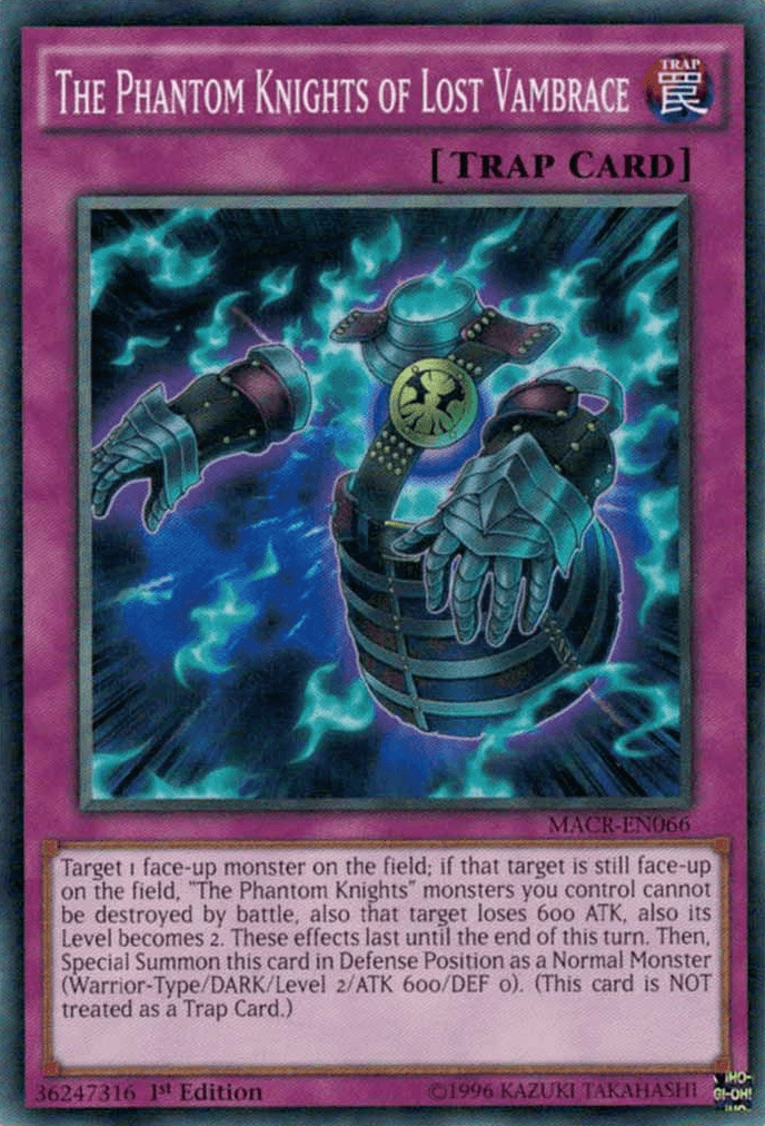 The Phantom Knights of Lost Vambrace [MACR-EN066] Common - Doe's Cards