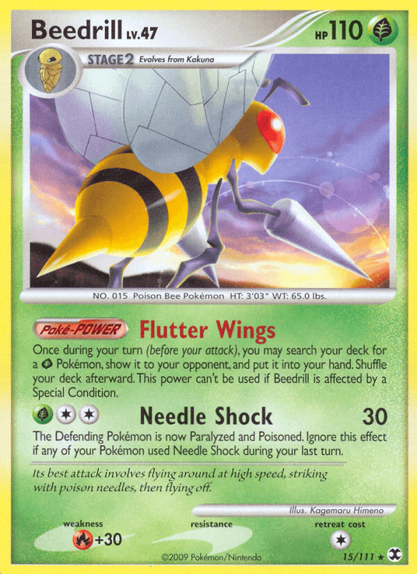 Beedrill (15/111) [Platinum: Rising Rivals] - Doe's Cards