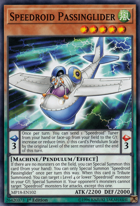 Speedroid Passinglider [MP18-EN102] Common - Doe's Cards