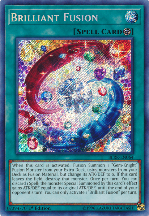 Brilliant Fusion [BLRR-EN064] Secret Rare - Doe's Cards