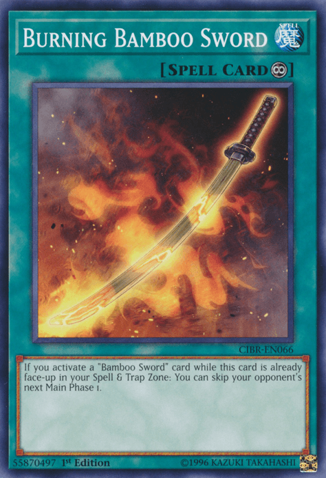 Burning Bamboo Sword [CIBR-EN066] Short Print - Doe's Cards