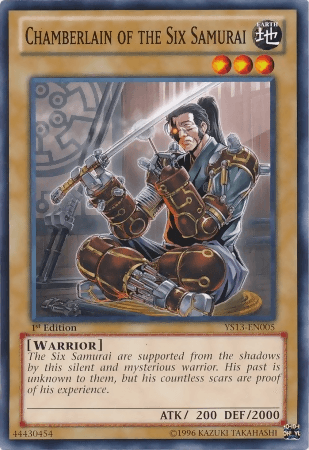 Chamberlain of the Six Samurai [YS13-EN005] Common - Doe's Cards