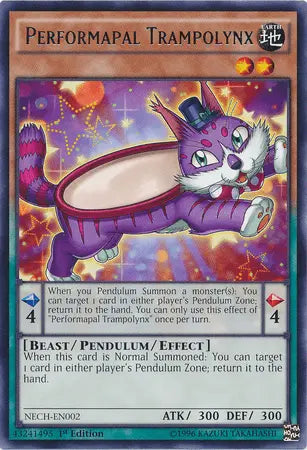 Performapal Trampolynx [NECH-EN002] Rare - Doe's Cards
