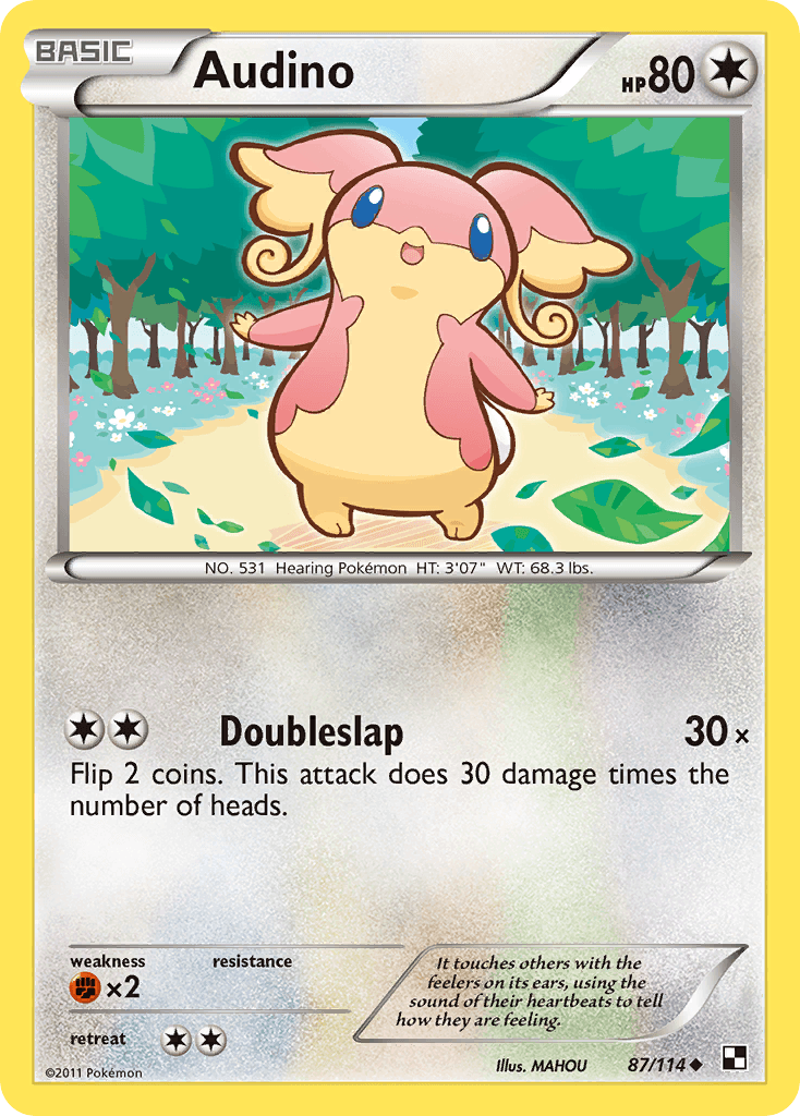 Audino (87/114) [Black & White: Base Set] - Doe's Cards