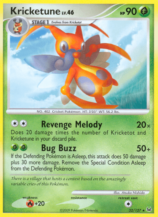 Kricketune (32/127) [Platinum: Base Set] - Doe's Cards
