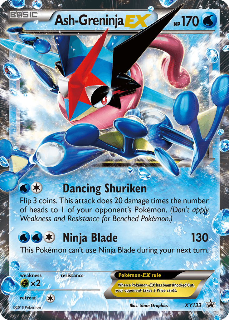 Ash-Greninja EX (XY133) [XY: Black Star Promos] - Doe's Cards