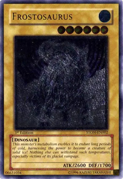 Frostosaurus [STON-EN002] Ultimate Rare - Doe's Cards