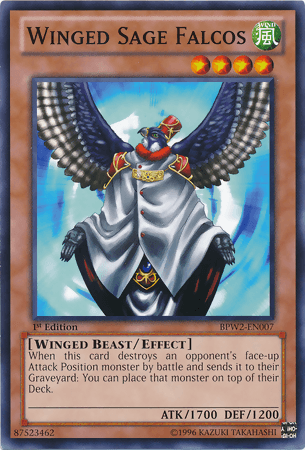 Winged Sage Falcos [BPW2-EN007] Common - Doe's Cards