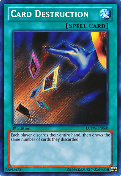 Card Destruction [LCYW-EN060] Secret Rare - Doe's Cards