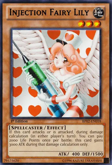Injection Fairy Lily [BP02-EN018] Mosaic Rare - Doe's Cards