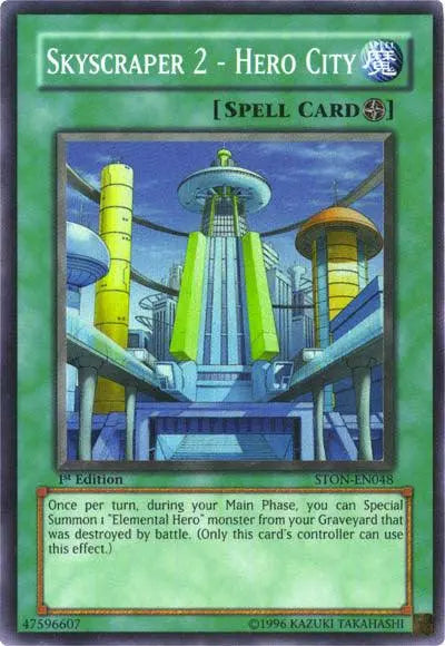 Skyscraper 2 - Hero City [STON-EN048] Super Rare - Doe's Cards