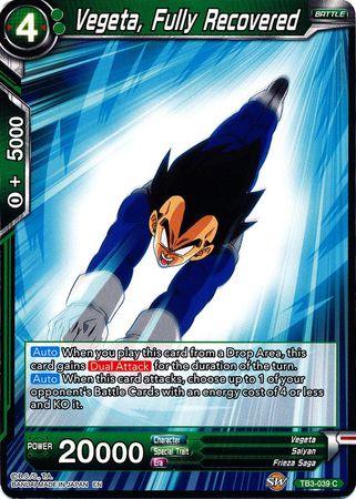 Vegeta, Fully Recovered (TB3-039) [Clash of Fates] - Doe's Cards