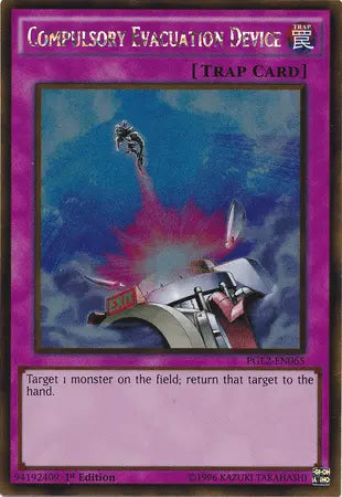 Compulsory Evacuation Device [PGL2-EN065] Gold Rare - Doe's Cards