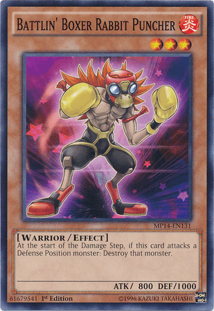 Battlin' Boxer Rabbit Puncher [MP14-EN131] Common - Doe's Cards