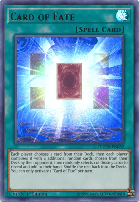 Card of Fate [DUOV-EN052] Ultra Rare - Doe's Cards