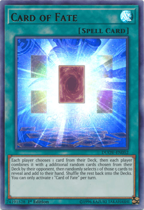 Card of Fate [DUOV-EN052] Ultra Rare - Doe's Cards