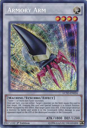 Armory Arm [LC5D-EN034] Secret Rare - Doe's Cards