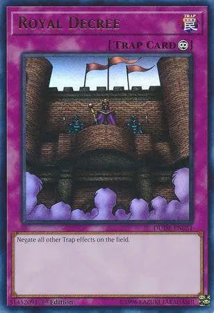 Royal Decree [DUDE-EN051] Ultra Rare - Doe's Cards