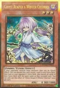 Ghost Reaper & Winter Cherries (Alternate Art) [MAGO-EN010] Gold Rare - Doe's Cards