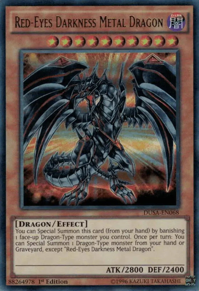 Red-Eyes Darkness Metal Dragon [DUSA-EN068] Ultra Rare - Doe's Cards