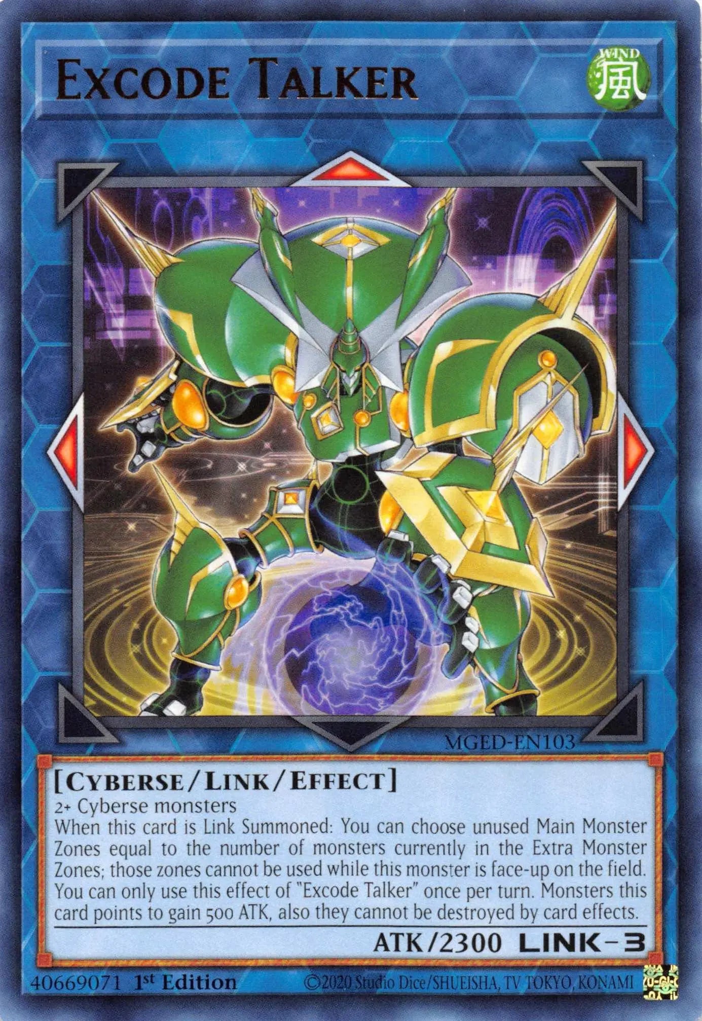 Excode Talker [MGED-EN103] Rare - Doe's Cards