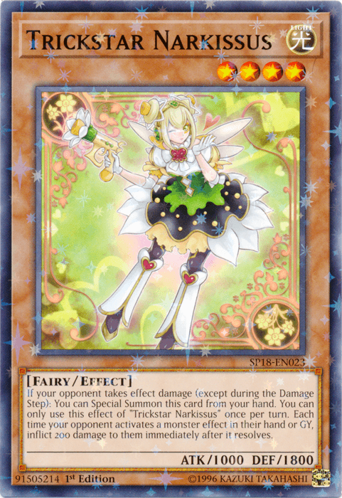 Trickstar Narkissus [SP18-EN023] Starfoil Rare - Doe's Cards