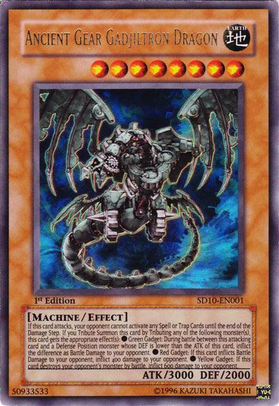 Ancient Gear Gadjiltron Dragon [SD10-EN001] Ultra Rare - Doe's Cards