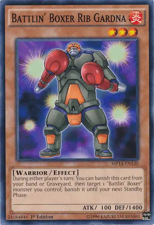 Battlin' Boxer Rib Gardna [MP14-EN130] Common - Doe's Cards