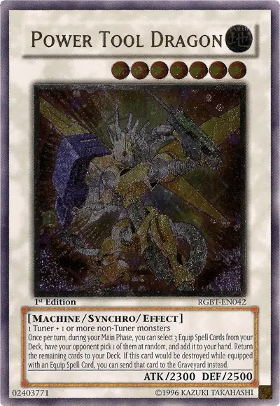 Power Tool Dragon [RGBT-EN042] Ghost Rare - Doe's Cards