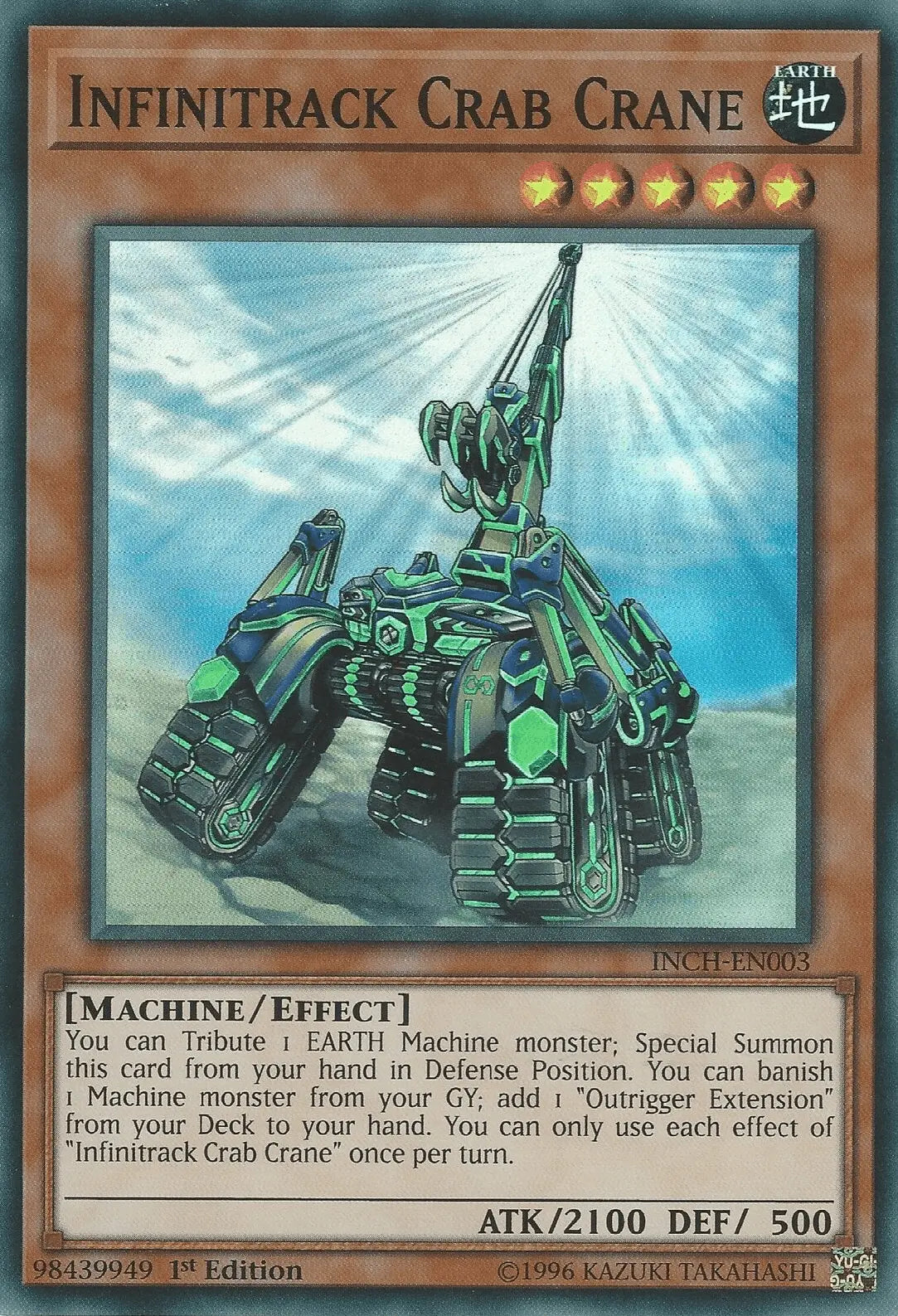 Infinitrack Crab Crane [INCH-EN003] Super Rare - Doe's Cards